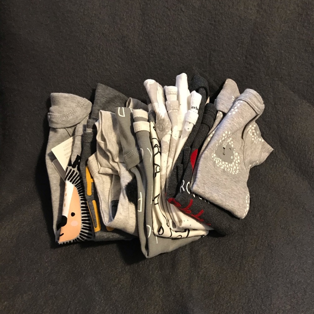 Newborn Baby Onesies NWT